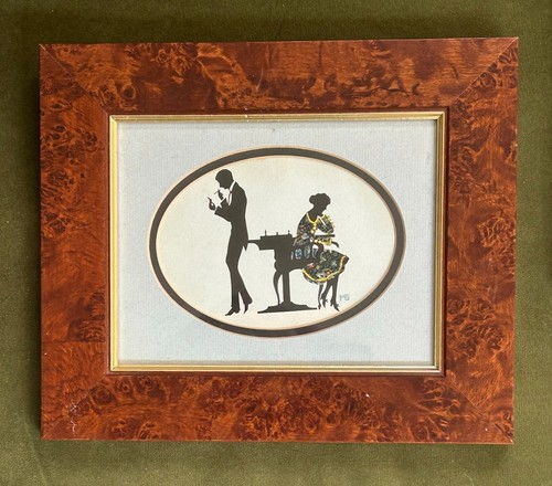 Art deco silhouette picture - deco,