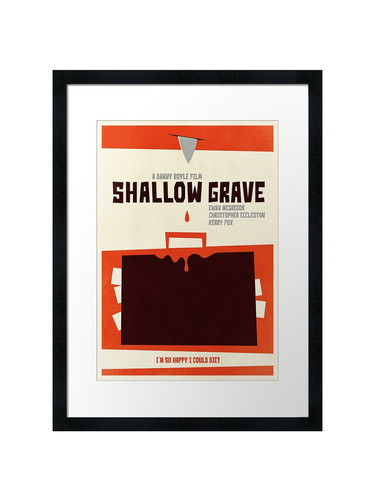 Shallow grave framed - grave, art