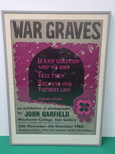 Framed 1980 war graves - 1980,