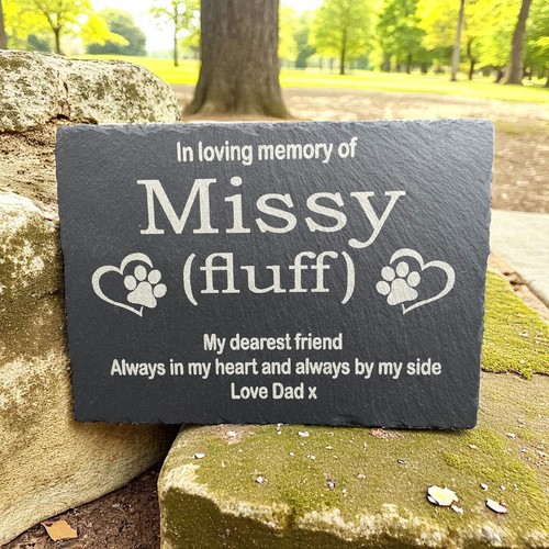 Personalised cat memorial - personalised,