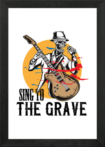 Sing the grave framed wall - the,