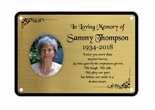 Memorial Bench Plaque