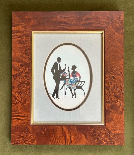 Art deco silhouette picture - art,