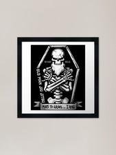 Grave Roller Framed Art Print