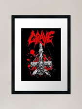 Grave Framed Art Print Framed