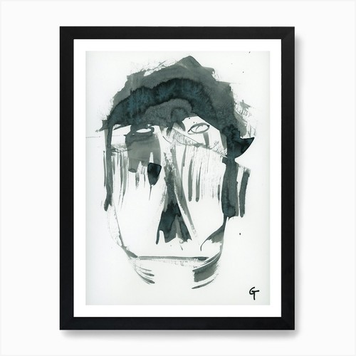 Grave expression art print - expression,