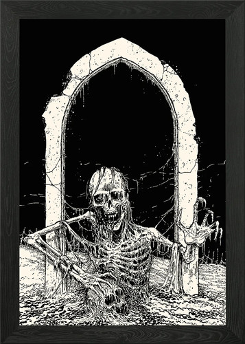 Rise from the grave - , framed
