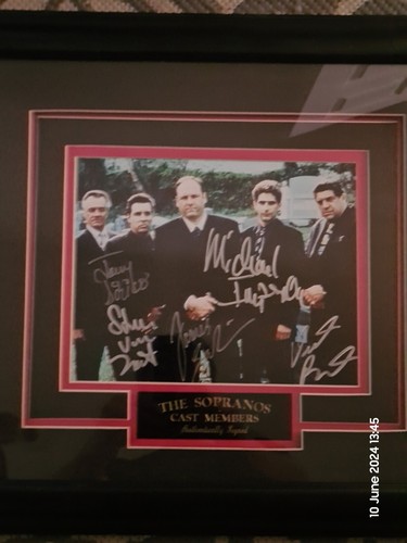 The sopranos signed framed - ,